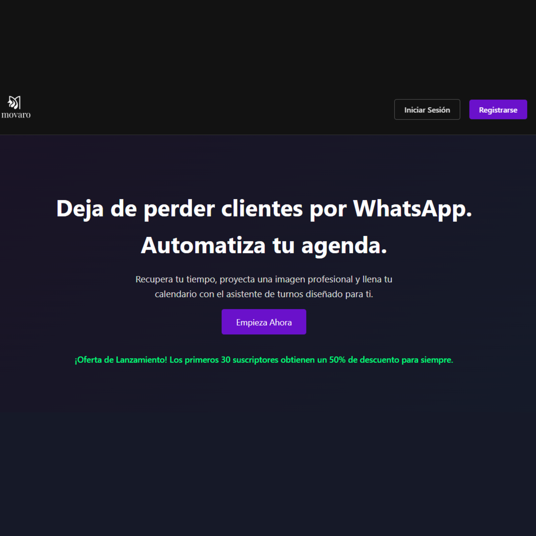 Movaro - Sistema de Turnos